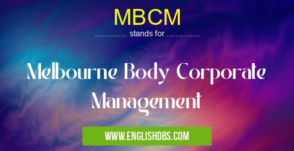 MBCM