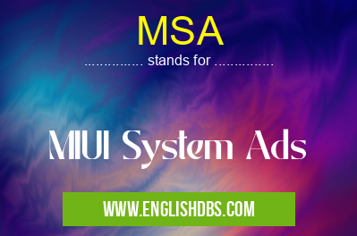 MSA