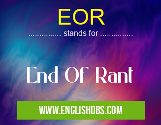 EOR