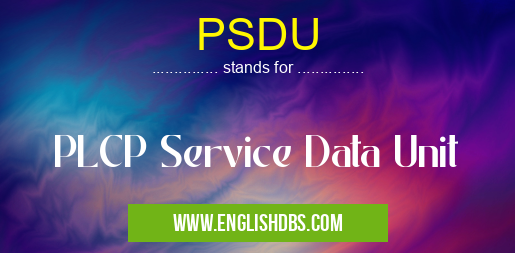 PSDU