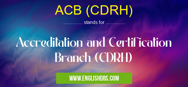 ACB (CDRH)