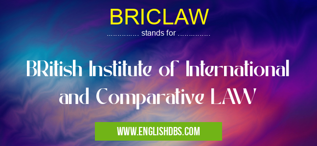 BRICLAW