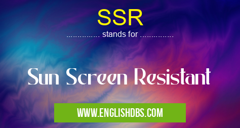 SSR