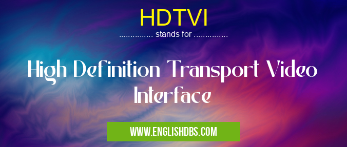 HDTVI