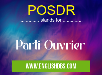 POSDR