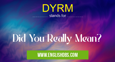 DYRM