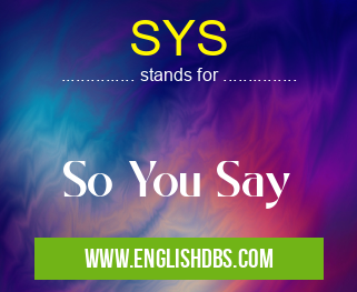 SYS