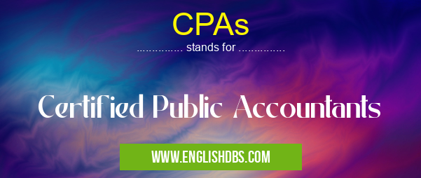 CPAs