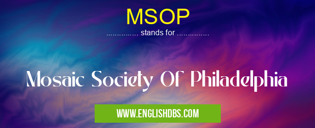 MSOP