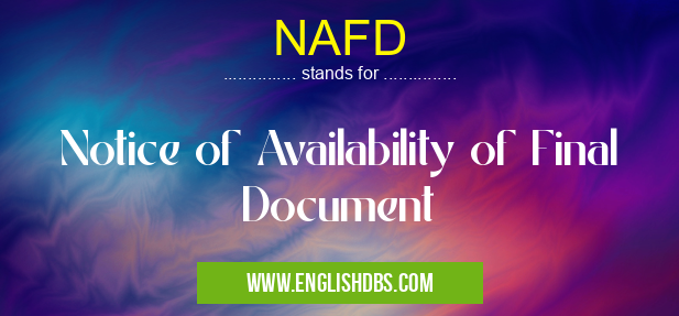 NAFD