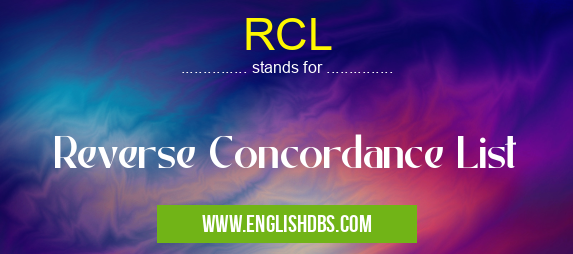 RCL