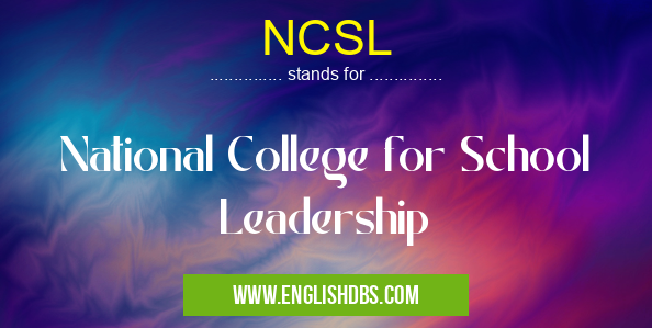 NCSL