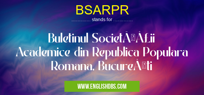 BSARPR