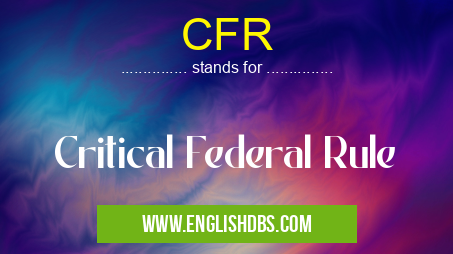 CFR