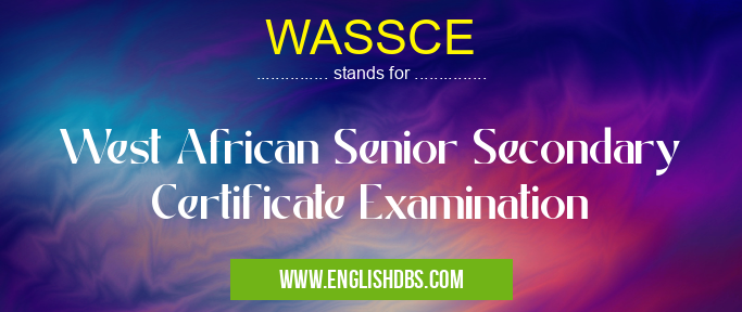 WASSCE