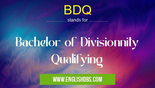 BDQ