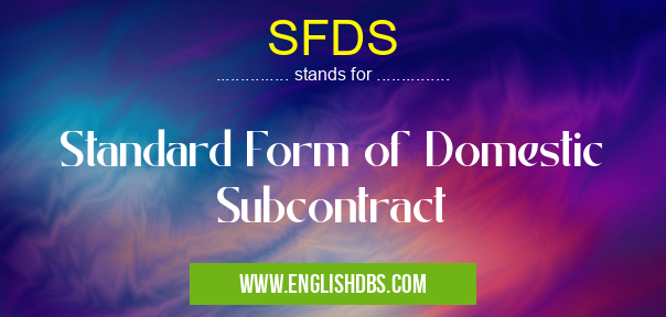 SFDS