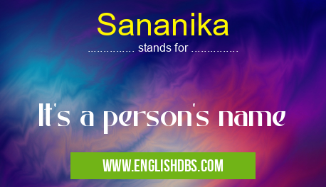 Sananika