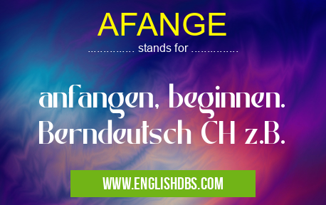 AFANGE