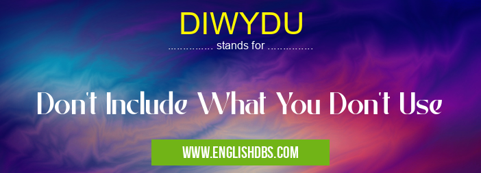 DIWYDU