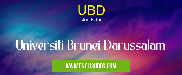 UBD