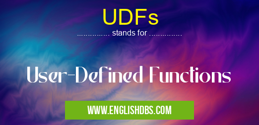 UDFs