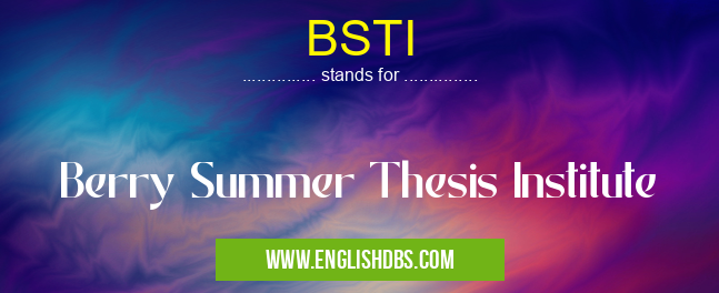 BSTI