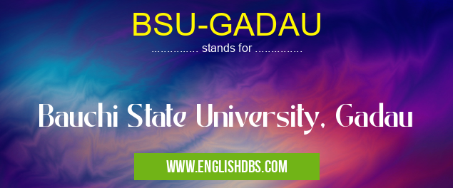 BSU-GADAU