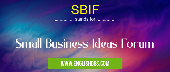 SBIF