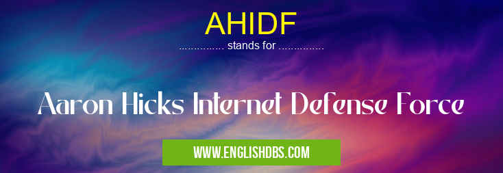 AHIDF