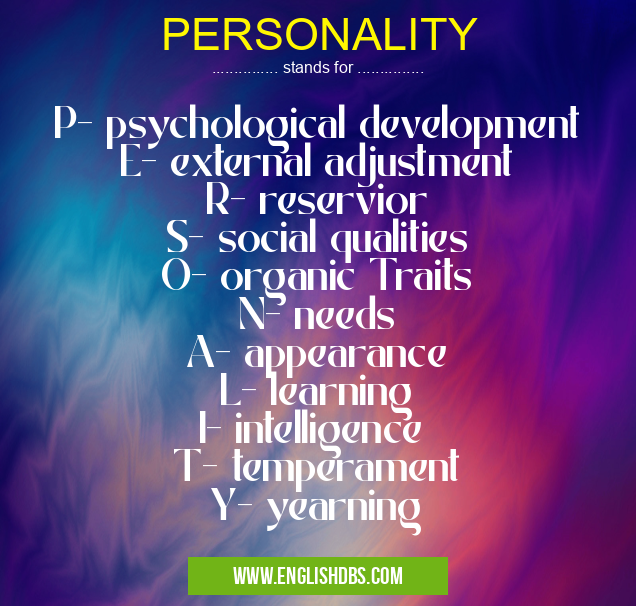 PERSONALITY