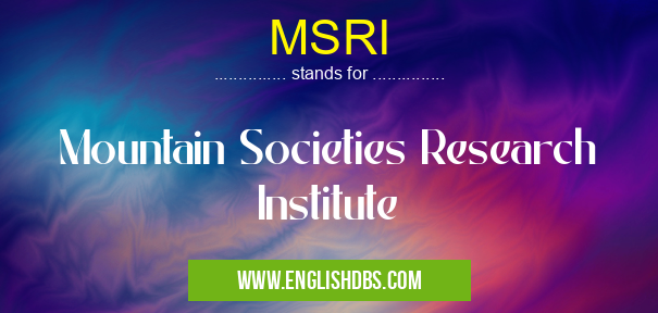 MSRI