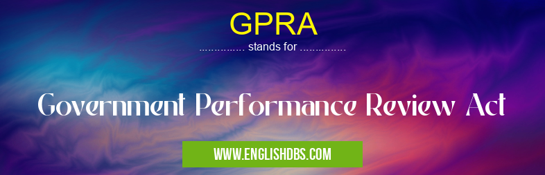 GPRA