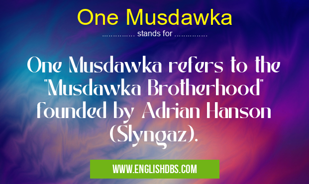 One Musdawka