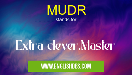 MUDR