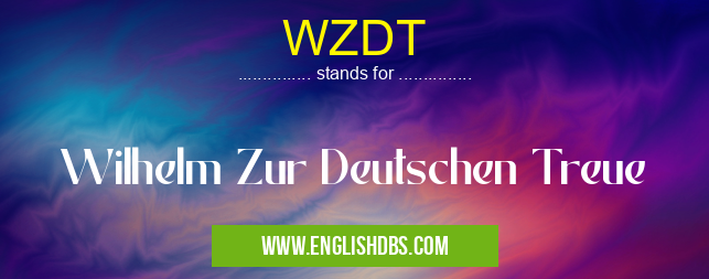 WZDT