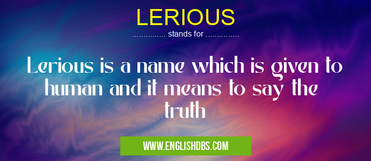 LERIOUS