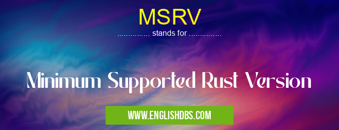 MSRV