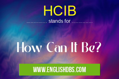 HCIB