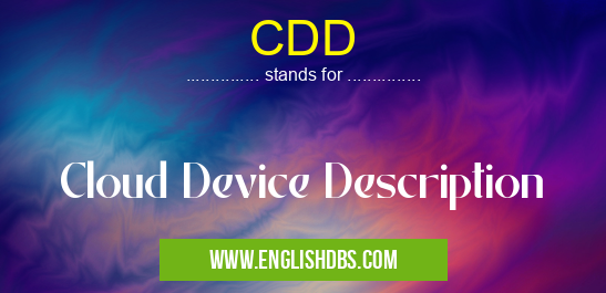 CDD