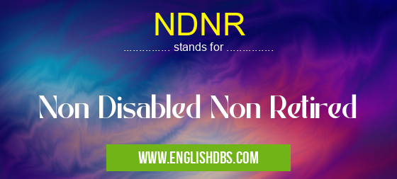 NDNR