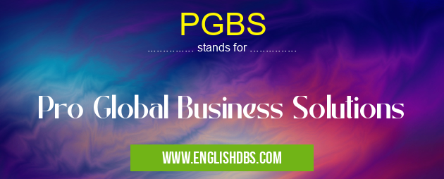 PGBS