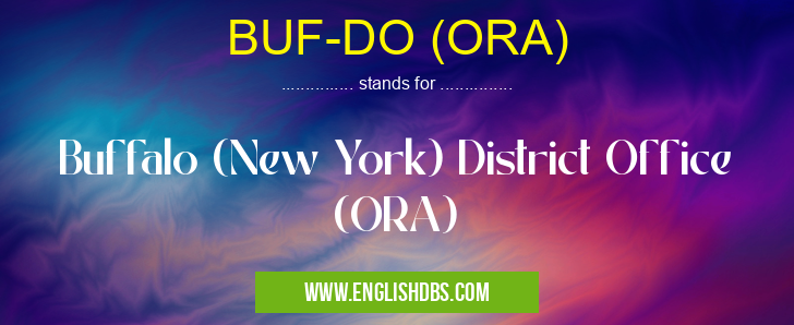 BUF-DO (ORA)