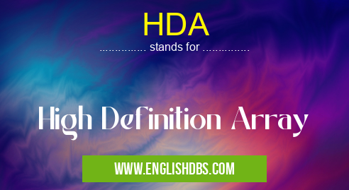 HDA