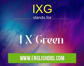 IXG