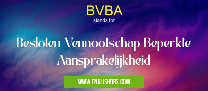 BVBA