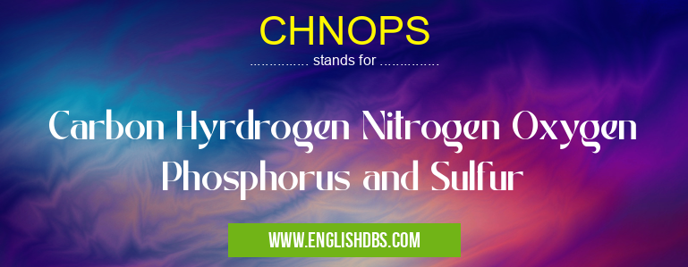 CHNOPS