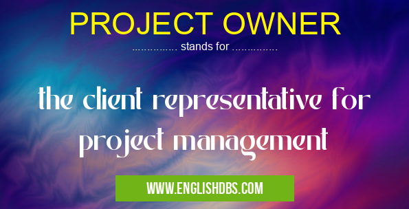 PROJECT OWNER