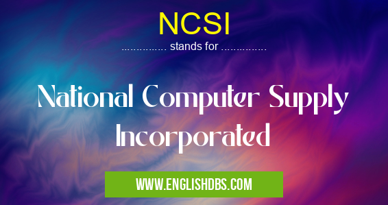 NCSI