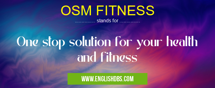 OSM FITNESS